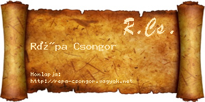 Répa Csongor névjegykártya
