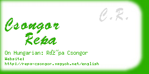 csongor repa business card